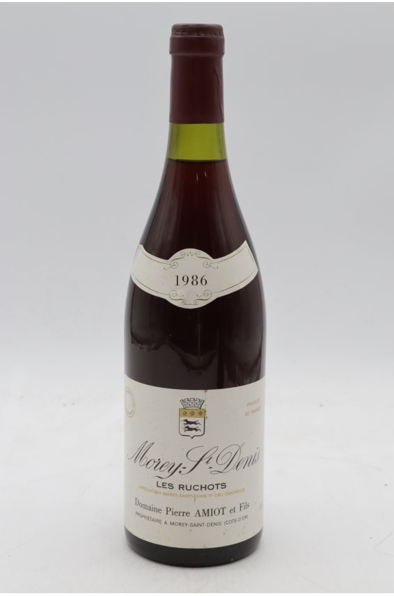 Amiot et Fils Morey Saint Denis 1er cru Les Ruchots 1986