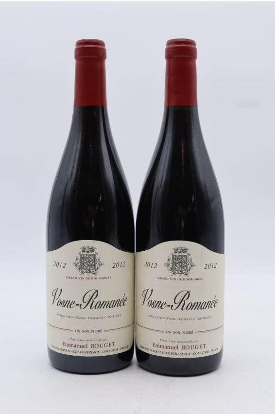 Emmanuel Rouget Vosne Romanée 2012