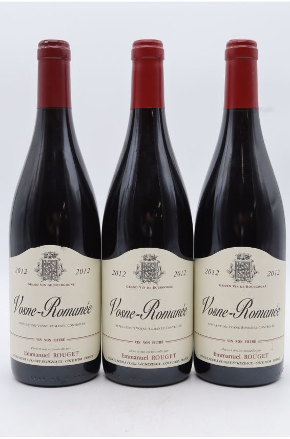 Emmanuel Rouget Vosne Romanée 2012