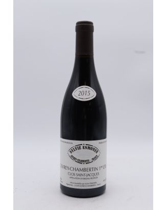 Sylvie Esmonin Gevrey Chambertin 1er cru Clos Saint Jacques 2015