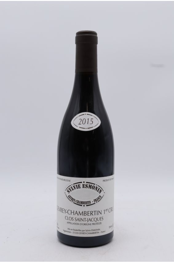 Sylvie Esmonin Gevrey Chambertin 1er cru Clos Saint Jacques 2015
