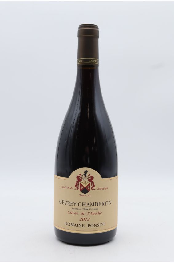 Ponsot Gevrey Chambertin Cuvée de l'Abeille 2012