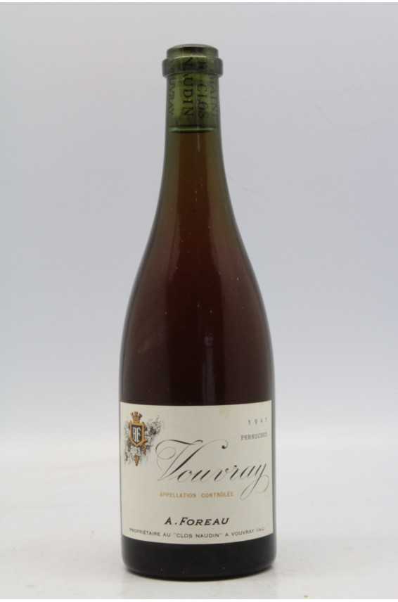 Foreau Vouvray Perruches 1947
