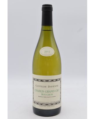 Clotilde Davenne Chablis Grand cru Bougros 2012