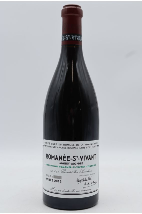 Romanée Conti Romanée Saint Vivant 2016