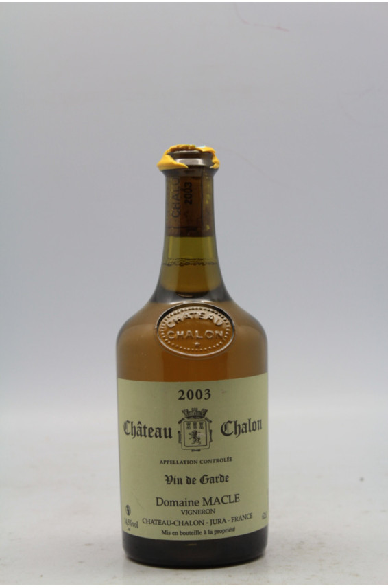 Jean Macle Château Chalon 2003
