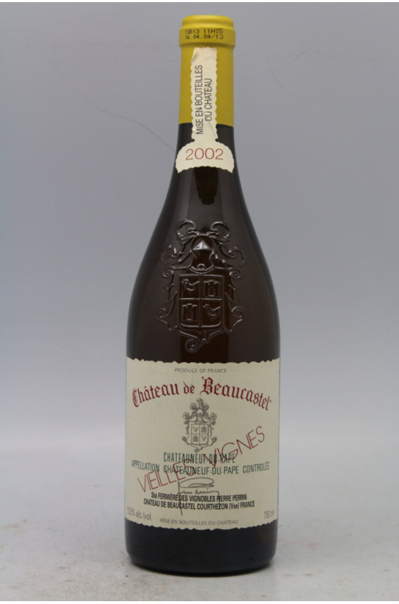 Beaucastel Chateauneuf du Pape Vieilles Vignes 2002 blanc
