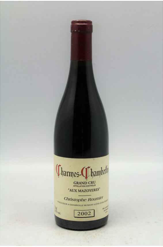 George Roumier Charmes Chambertin Aux Mazoyères 2002