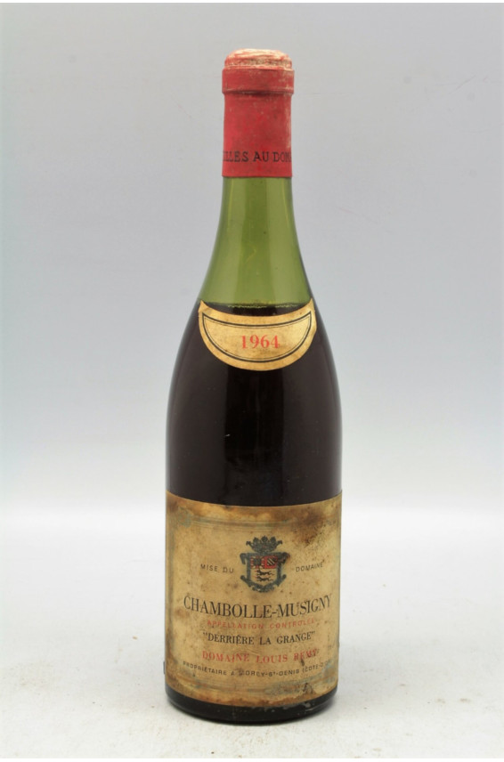 Louis Rémy Chambolle Musigny 1er cru 1964 -30% DISCOUNT !
