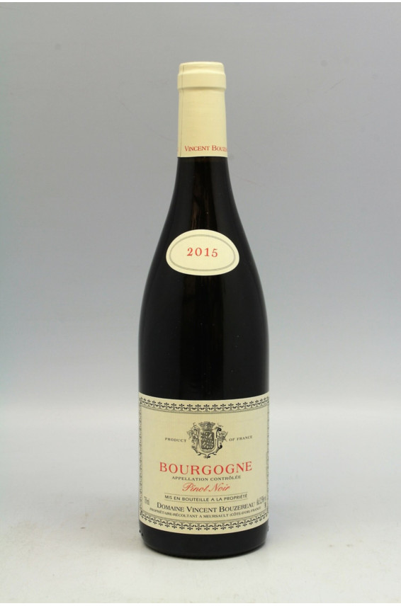Vincent Bouzereau Bourgogne 2015 rouge