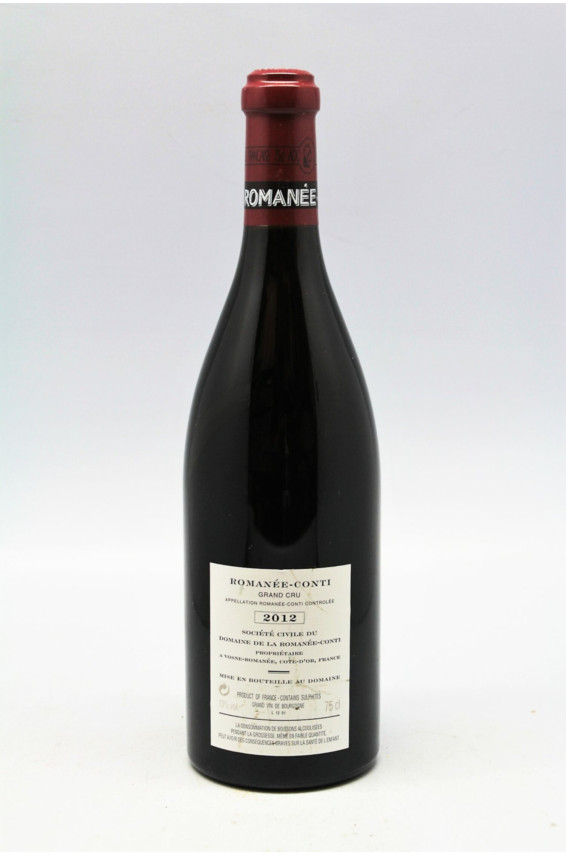 Romanée Conti 2012