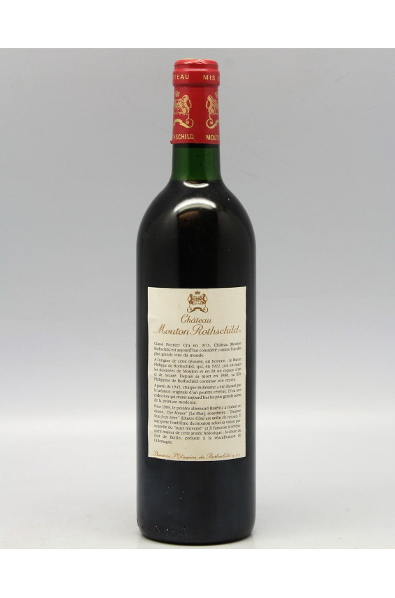 Mouton Rothschild 1989