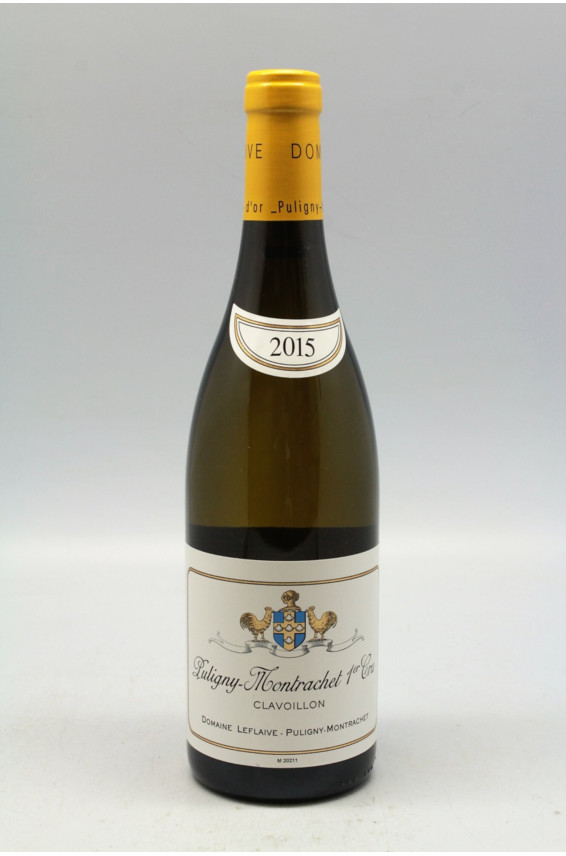 Domaine Leflaive Puligny Montrachet 1er cru Clavoillons 2015