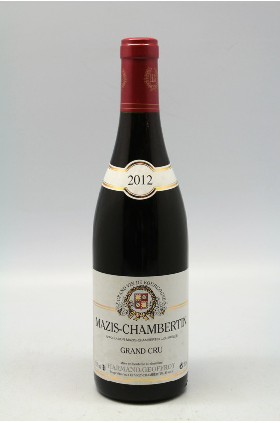 Harmand Geoffroy Mazis Chambertin 2012