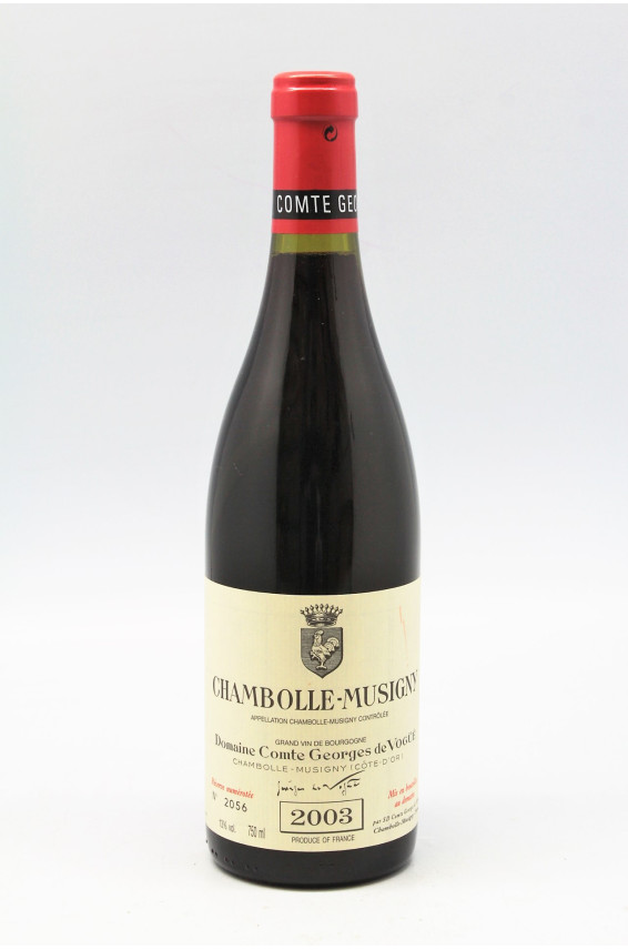 Comte George de Vogue Chambolle Musigny 2003