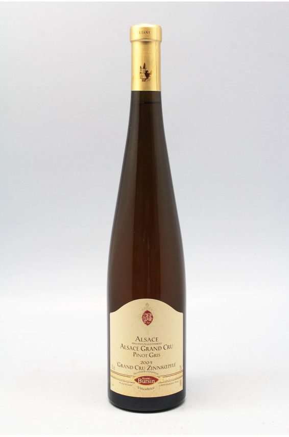 Agathe Bursin Alsace Grand cru Pinot Gris Zinnkoepfle 2005