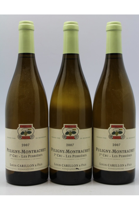 Louis Carillon Puligny Montrachet 1er cru Perrières 2007