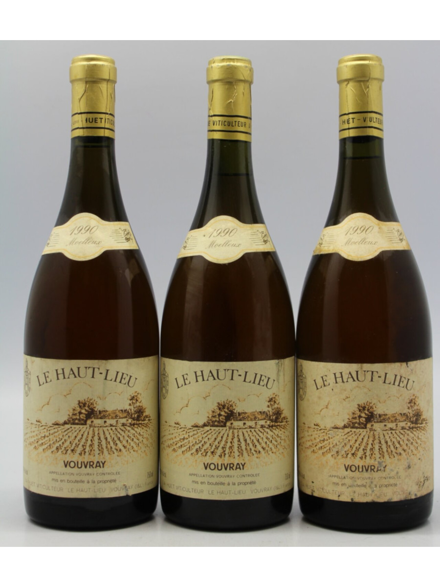 Huet Vouvray Le Haut Lieu Moelleux 1990