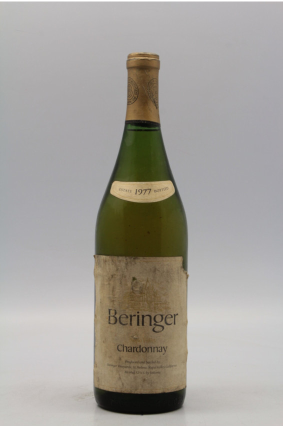 Beringer Napa valley Chardonnay 1977