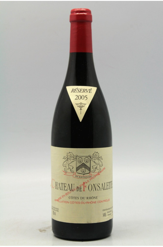 Fonsalette Côtes du Rhône 2005