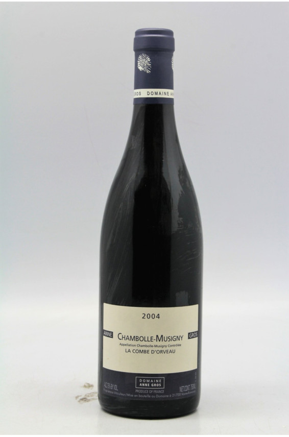 Anne Gros Chambolle Musigny La Combe d'Orveau 2004