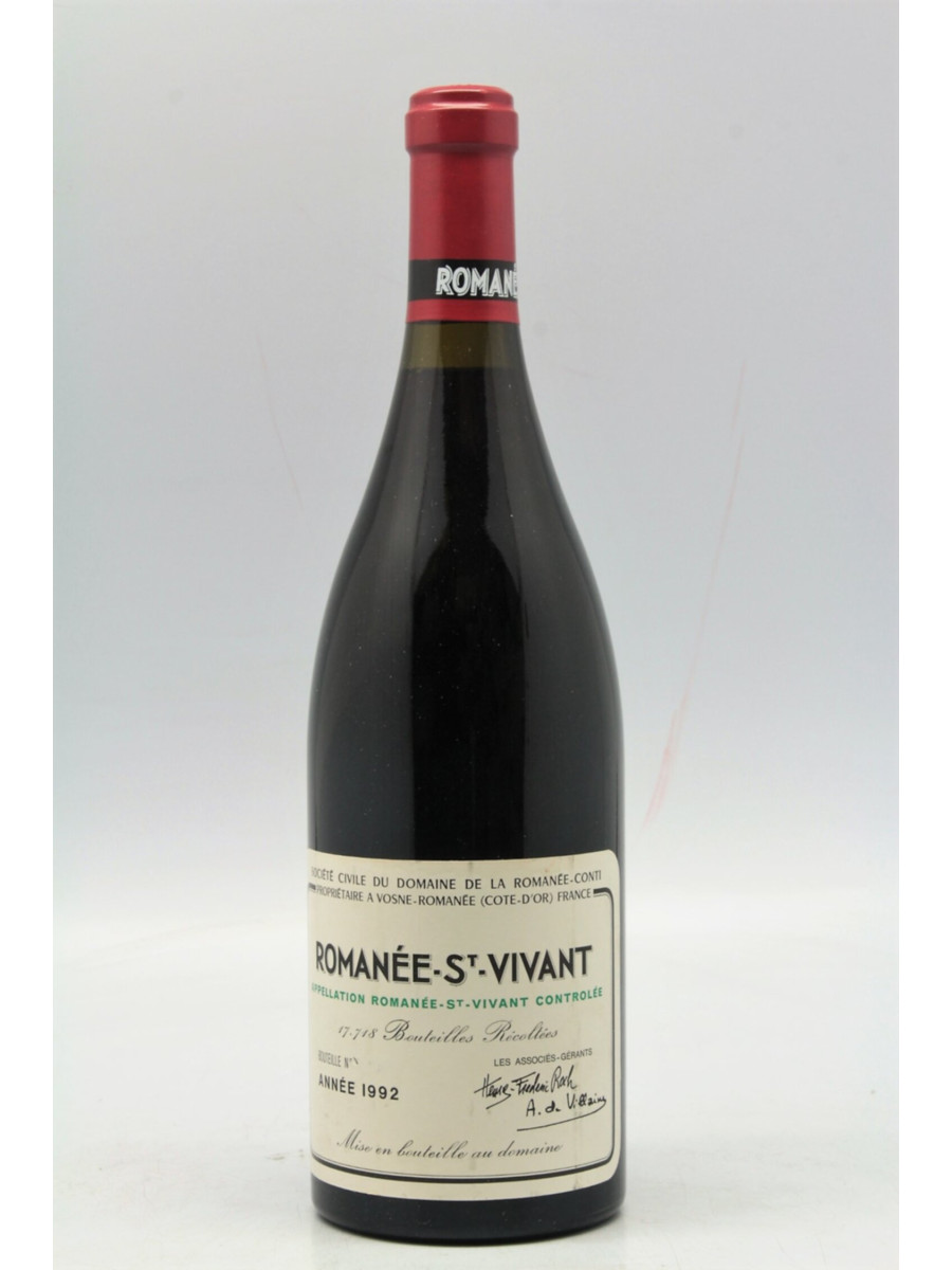 Romanée Conti Romanée Saint Vivant 1992