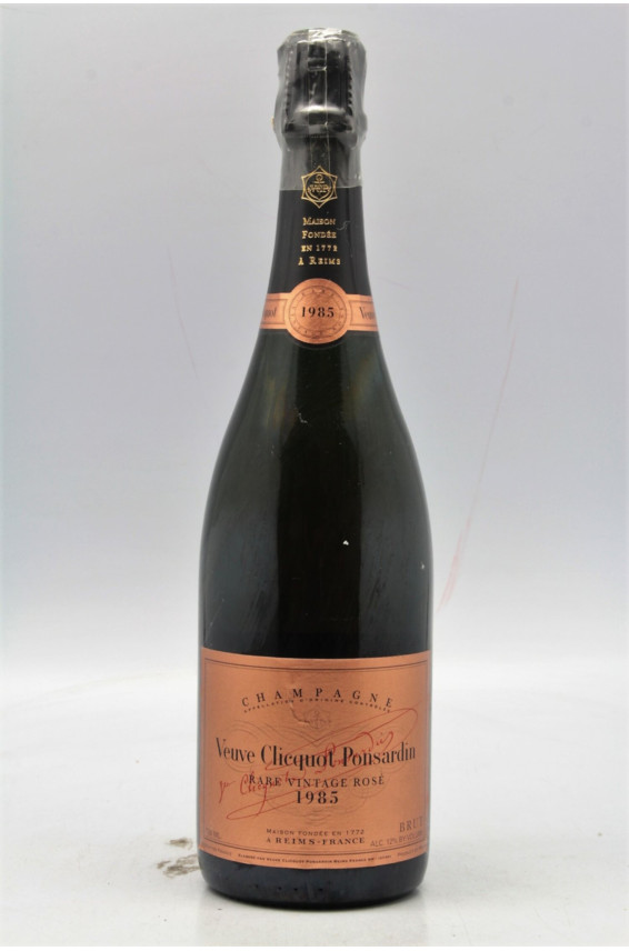 Veuve Clicquot Champagne Rare Vintage Rosé 1985