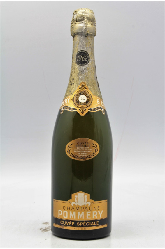 Pommery Champagne Cuvée Spéciale 1962