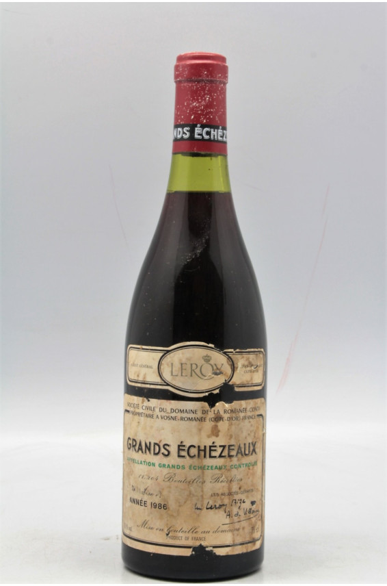Romanée Conti Grands Echezeaux 1986 - PROMO -10% !