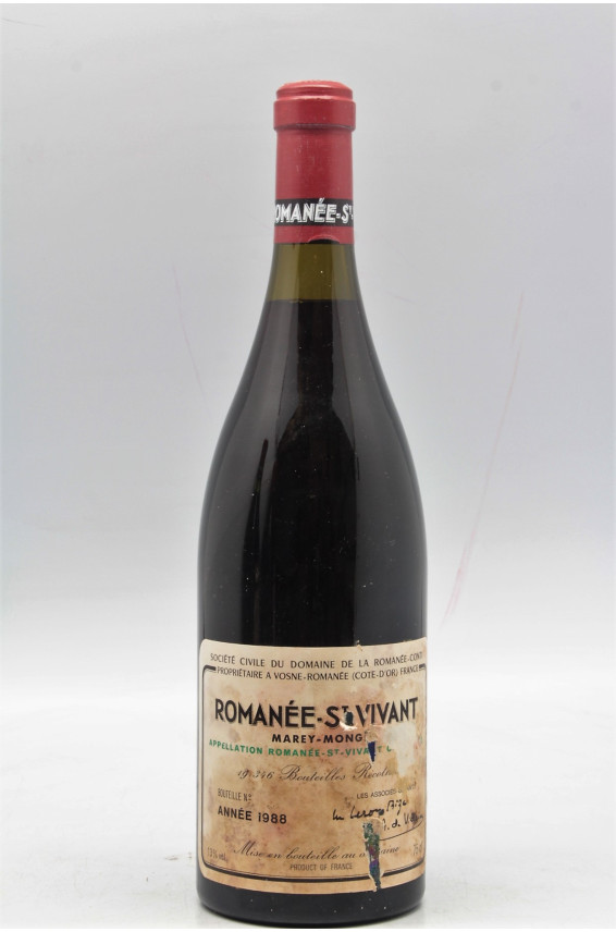 Romanée Conti Romanée Saint Vivant 1988 -10% DISCOUNT !