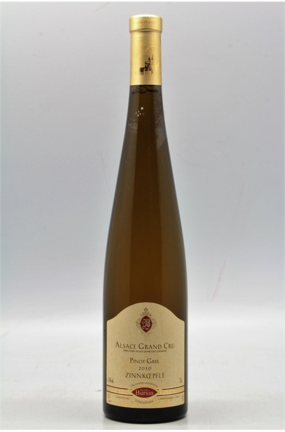 Agathe Bursin Alsace grand cru Pinot Gris Zinnkoepfle 2010