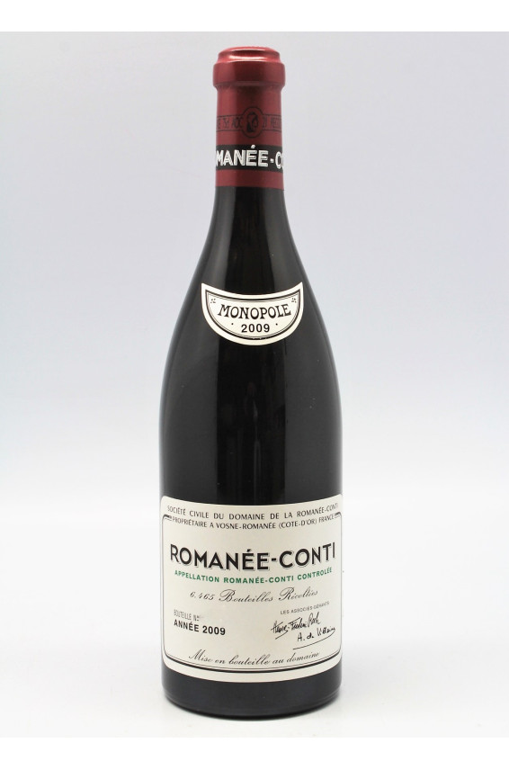 Romanée Conti 2009 Assortiment 6 bouteilles (1 RC, 2 RSV, 3 V)