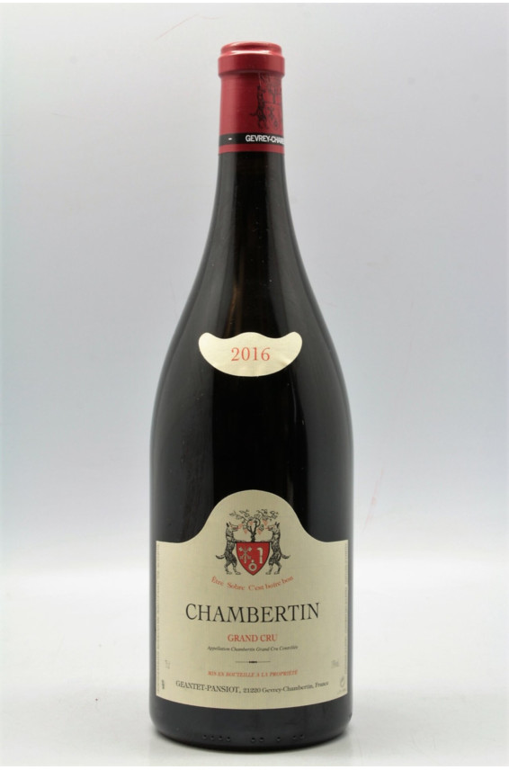 Geantet Pansiot Chambertin 2016 Magnum