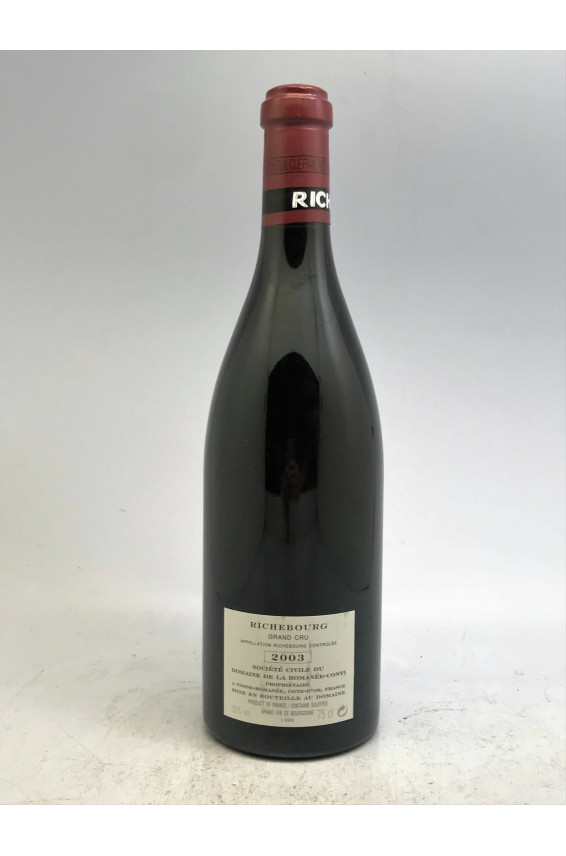 Romanée Conti Richebourg 2003