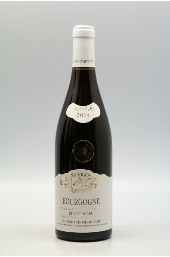Mongeard Mugneret Bourgogne 2014 rouge Sapidus