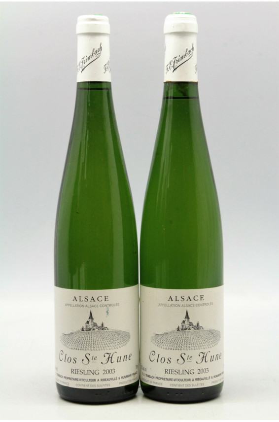 Trimbach Alsace Riesling Clos Sainte Hune 2003