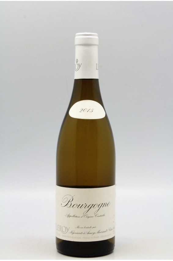 Domaine Leroy Bourgogne 2015 blanc