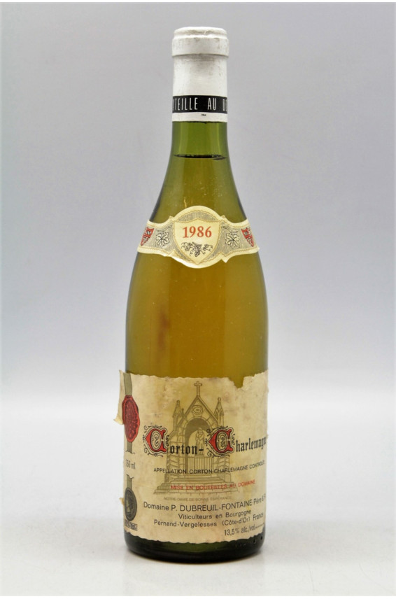 Dubreuil Fontaine Corton Charlemagne 1986
