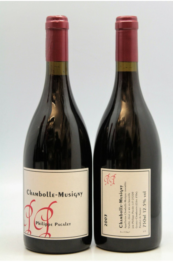 Philippe Pacalet Chambolle Musigny 2003