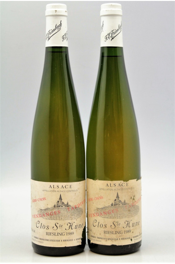 Trimbach Alsace Riesling Clos Sainte Hune Vendanges Tardives Hors Choix 1989