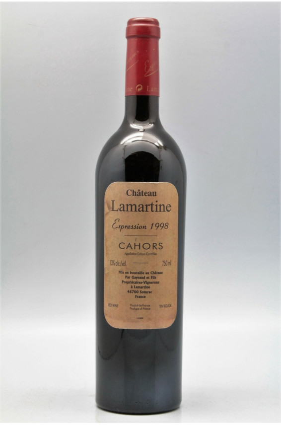 Lamartine Cahors Cuvée Expression 1998