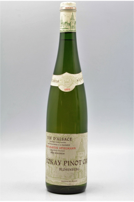 Spielmann Alsace Tokay Pinot Gris Blosenberg 1991
