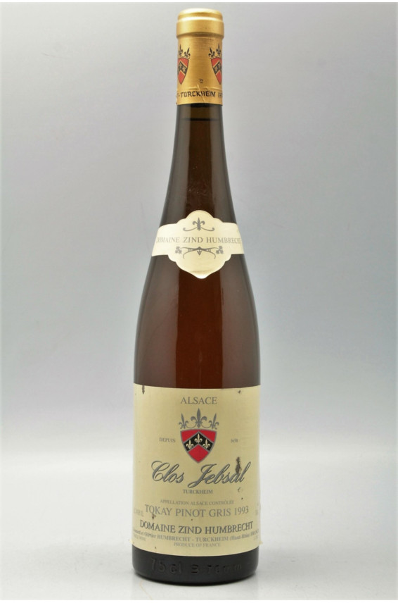 Zind Humbrecht Alsace Tokay Pinot Gris Clos Jebsal 1993