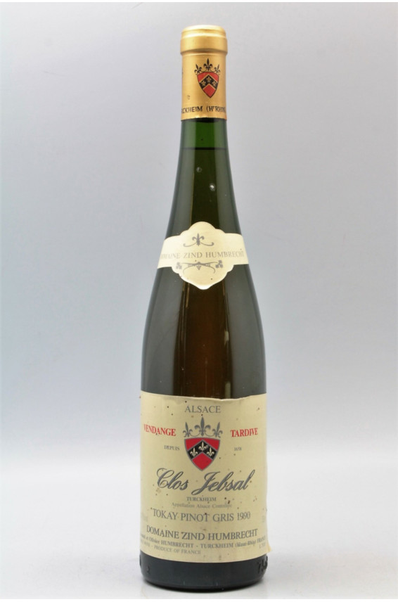 Zind Humbrecht Alsace Tokay Pinot Gris Clos Jebsal Vendange Tardive 1990