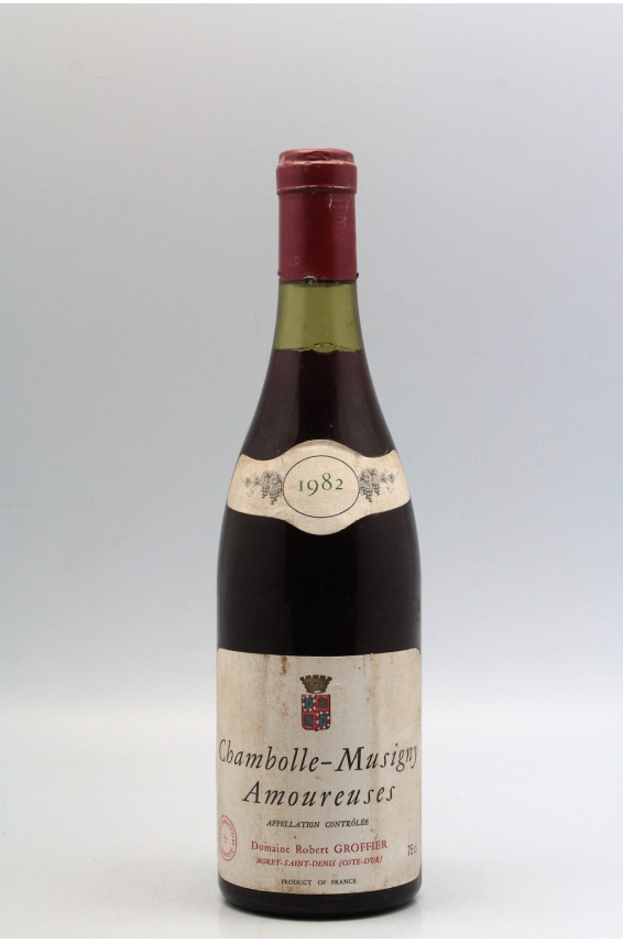 Groffier Chambolle Musigny 1er cru Les Amoureuses 1982