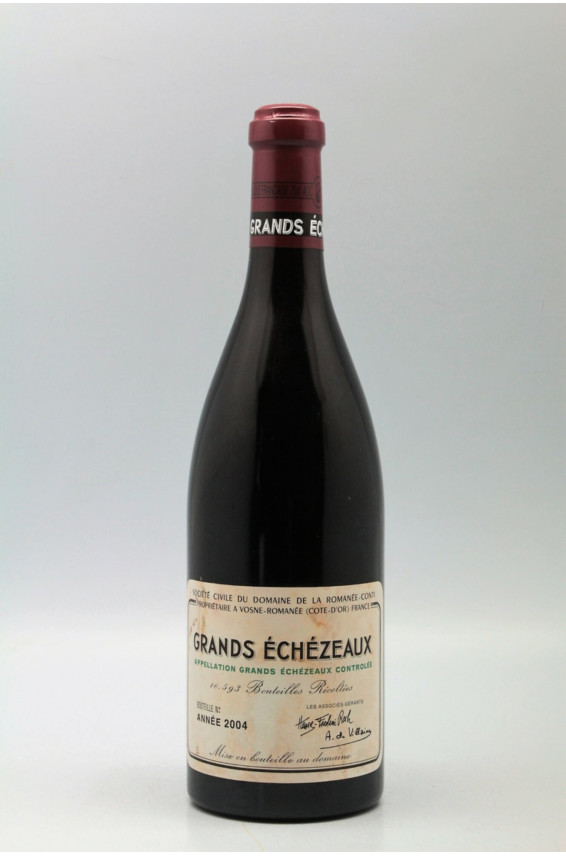 Romanée Conti Grands Echezeaux 2004 -5% DISCOUNT !