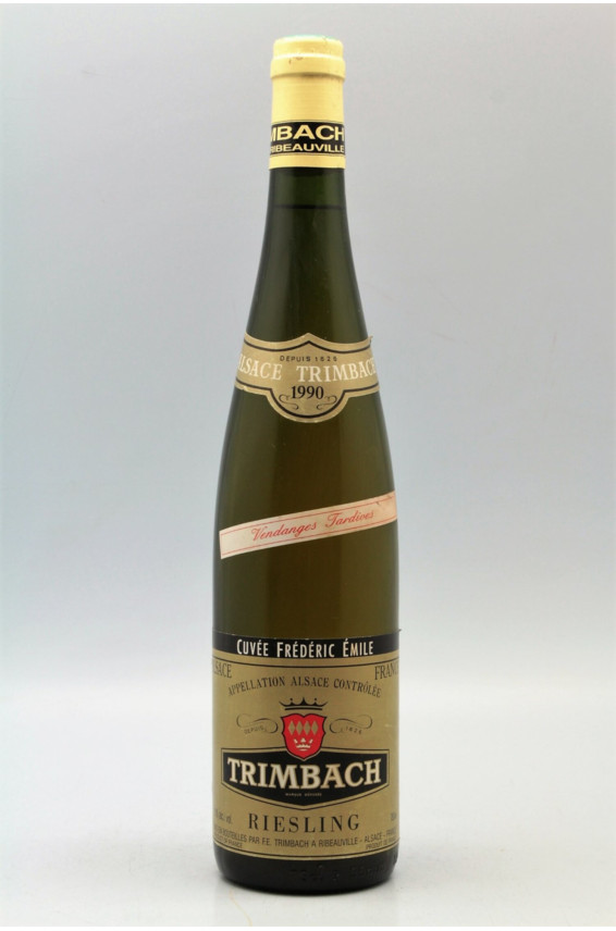 Trimbach Alsace Riesling Cuvée Frédéric Emile Vendanges Tardives 1990