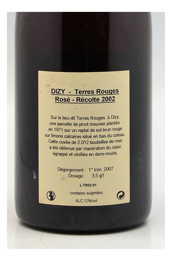 Jacquesson Dizy Terres Rouges 2002 Rosé