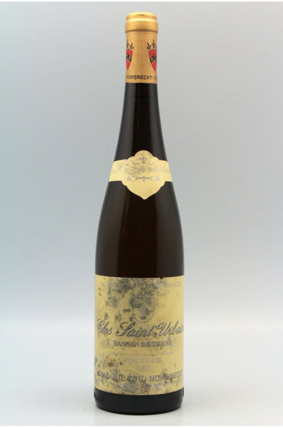 Zind Humbrecht Alsace Grand Cru Pinot Gris Rangen de Thann Clos Saint Urbain 2007 -5% DISCOUNT !