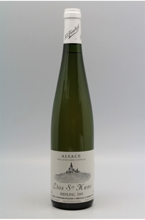 Trimbach Alsace Riesling Clos Sainte Hune 2001